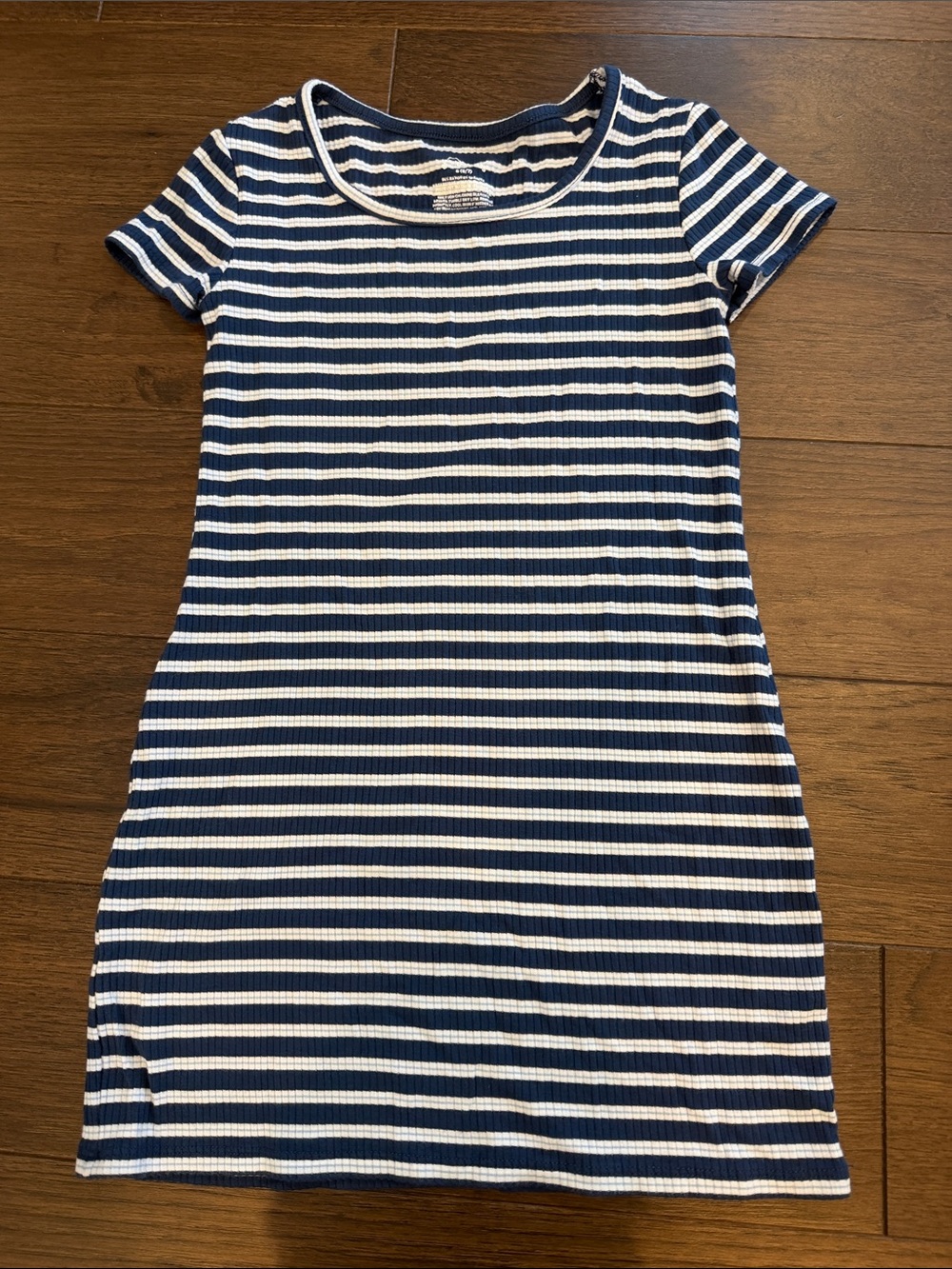 Art in Class Girls Ribbed Striped Dress Size Small 6/7 - C34-091